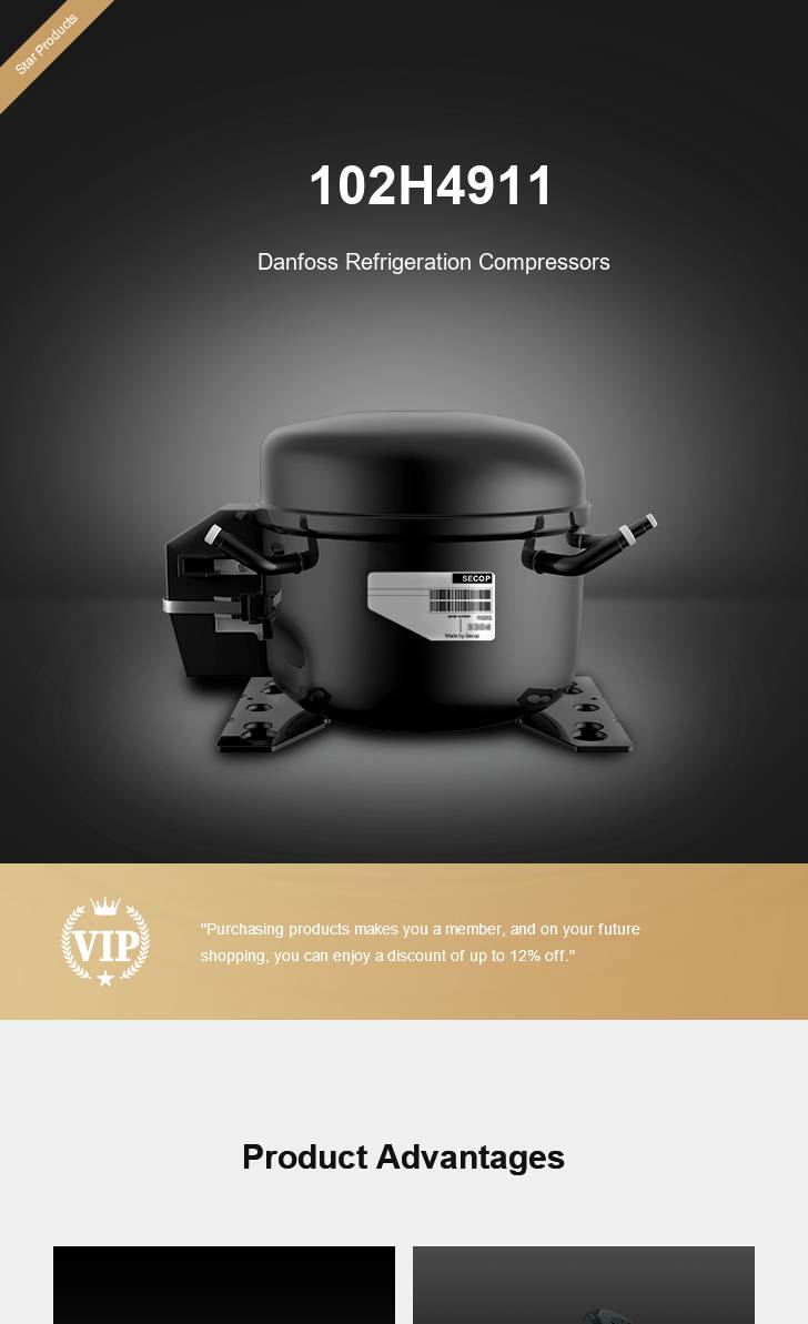 Danfoss Compressor 102H4911, technical parameters pdf, structure diagram